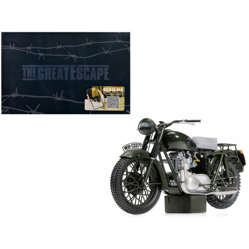 Triumph TR6 Trophy Motorcycle Dark Green (Weathered) 