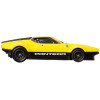 De Tomaso Pantera Gruppo 4 Yellow with Black Stripes 'Boulevard' Series Diecast Model Car by Hot Wheels