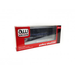 6 Car Interlocking Collectible Display Show Case for 1/64 Scale Model Cars by Auto World