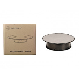 Rotary Display Turn Table 8 Inches with Silver Top 1/43, 1/64, 1/32, 1/24 by Autoart