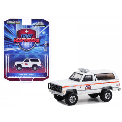1986 GMC Jimmy White with Orange Stripes 