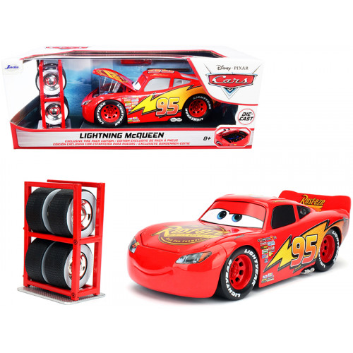 Lightning McQueen #95 Red with Extra Wheels Disney & Pixar 