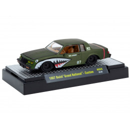 1987 Buick Grand National Custom Green Metallic with Shark Mouth Graphics 