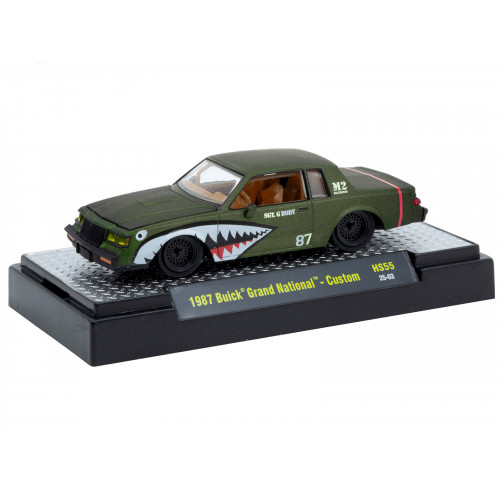 1987 Buick Grand National Custom Green Metallic with Shark Mouth Graphics 