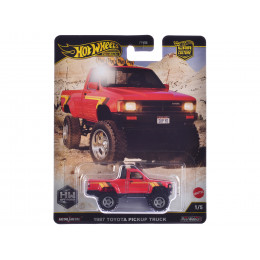 1987 Toyota Pickup Truck Red with Stripes 