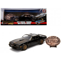 1977 Pontiac Firebird Trans Am Black with Replica Buckle 