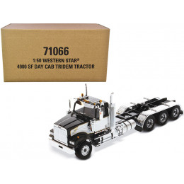 Western Star 4900 SF Tridem Day Cab Truck Tractor Black 
