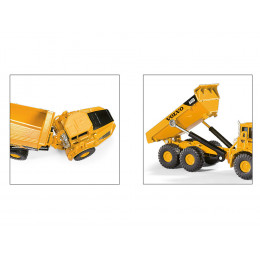 Volvo A40D Dump Truck Yellow 1/87 (HO) Diecast Model by Siku