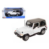Jeep Wrangler Sahara White 1/18 Diecast Model Car by Maisto