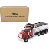 Western Star 4900 SF Dump Truck Red and Silver 1/50 Diecast Model by Diecast Masters