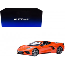 2020 Chevrolet Corvette C8 Stingray Sebring Orange 1/18 Model Car by Autoart