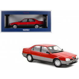 1991 Alfa Romeo 164 Red 1/18 Diecast Model Car by Norev