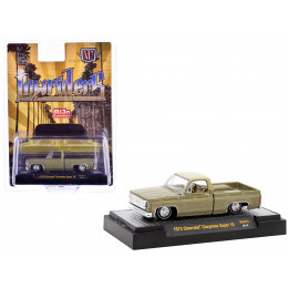 1973 Chevrolet Cheyenne Super 10 Pickup Truck Gold Metallic with Graphics 
