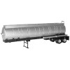 Chemical Tanker Trailer Silver 1/87 (HO) Plastic Model by Promotex