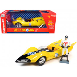 Shooting Star #9 Yellow and Racer X Figurine 