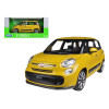 2013 Fiat 500L Yellow 1/24 Diecast Car Model by Welly