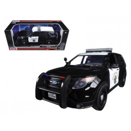 2015 Ford PI Utility Interceptor CHP California Highway Patrol 1/18 Diecast Model Car by Motormax