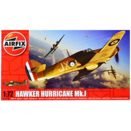 Level 1 Model Kit Hawker Hurricane Mk.I Fighter Aircraft 1/72 Plastic Model Kit by Airfix