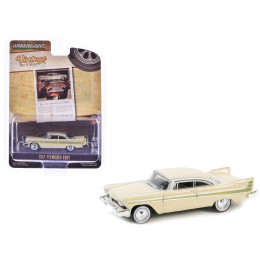 1957 Plymouth Fury Beige with Gold Metallic Stripes 