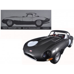 Jaguar Lightweight E-Type Continuation Gunmetal 1/18 Diecast Model Car  by Paragon
