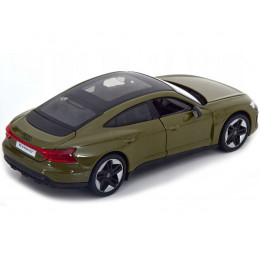 2022 Audi RS e-Tron GT Dark Green with Black Top and Sunroof 