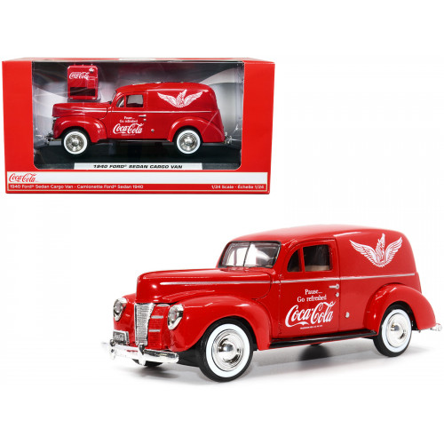 1940 Ford Sedan Cargo Van Red 