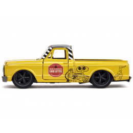 1972 Chevrolet Cheyenne Pickup Truck Gold Metallic with Gray Top 