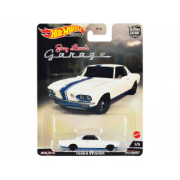 1966 Chevrolet Corvair Yenko Stinger White with Blue Stripes 