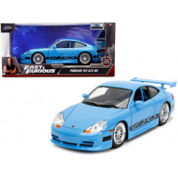 Porsche 911 GT3 RS Light Blue with Black Accents 