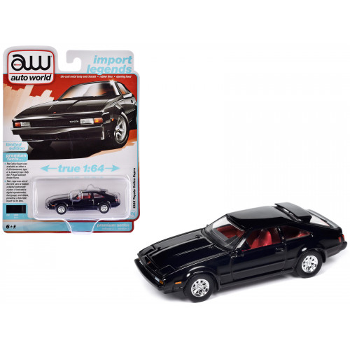 1983 Toyota Celica Supra Black with Red Interior 