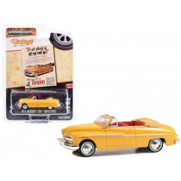 1949 Mercury Eight Convertible Yellow Metallic with Red Interior 