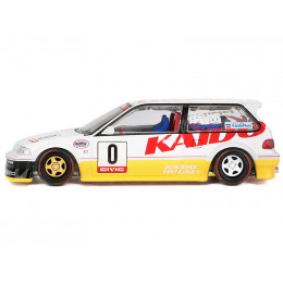 Honda Civic (EF) Kanjo V1 #0 Silver Metallic and Yellow (Designed by Jun Imai) 