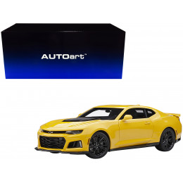 Chevrolet Camaro ZL1 Bright Yellow 1/18 Model Car by Autoart