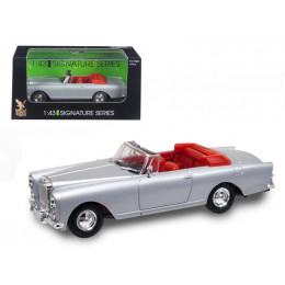 1961 Bentley Continental S2 Park Ward DHC Convertible Silver 1/43 Diecast Car Model by Road Signature