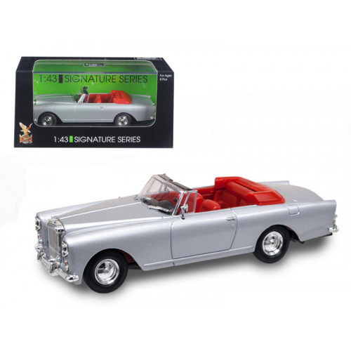 1961 Bentley Continental S2 Park Ward DHC Convertible Silver 1/43 Diecast Car Model by Road Signature