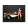 October Bikini Calendar Girl Figurine for 1/24 Scale Models by American Diorama