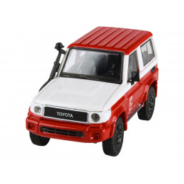 2014 Toyota Land Cruiser 71 SWB (Short Wheel Base) Red and White 