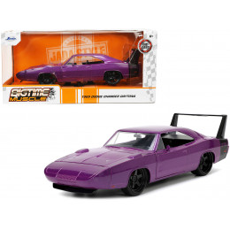 1969 Dodge Charger Daytona Purple Metallic with Black Tail Stripe 
