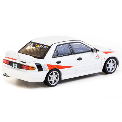 Mitsubishi Lancer RS Evolution RHD (Right Hand Drive) White with Red Accents 