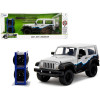 2007 Jeep Wrangler Gray and Black with Blue and White Stripes with Extra Wheels