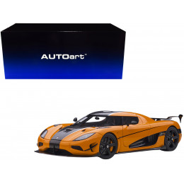 Koenigsegg Agera RS Cone Orange with Black Carbon Accents 1/18  Model Car by Autoart