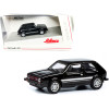 Volkswagen Golf I GTI Black with Silver Stripes 1/87 (HO) Diecast Model Car by Schuco