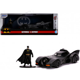 1989 Batmobile with Diecast Batman Figurine 