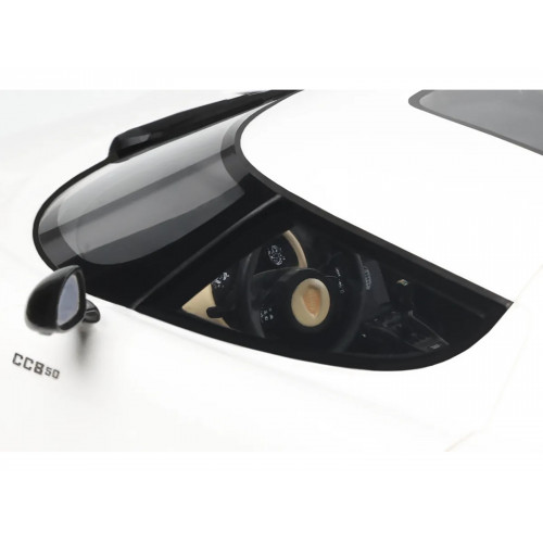 2024 Koenigsegg CC850 Crystal White 1/18 Model Car by GT Spirit