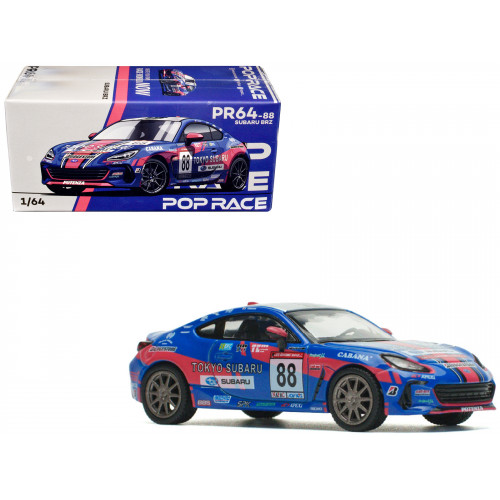 Subaru BRZ #88 Blue with Graphics 