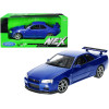 Nissan Skyline GT-R (R34) RHD (Right Hand Drive) Blue Metallic