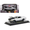 1970 Ford Mustang Boss 429 Matt Silver Limited Edition to 5,880 pieces Worldwide 1/24 Diecast Model Car by M2 Machines