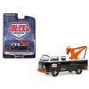 1973 Volkswagen Double Cab Tow Truck Black and White