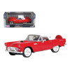 1956 Ford Thunderbird Red 1/24 Diecast Car Model by Motormax