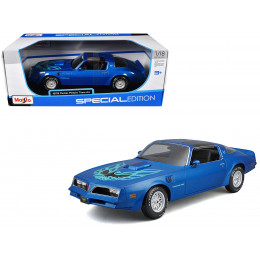 1978 Pontiac Firebird Trans Am Blue Metallic with Hood Graphics 